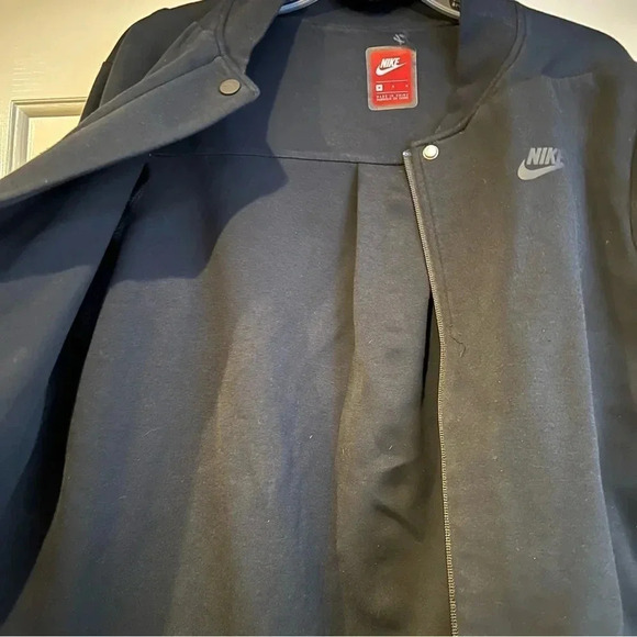 Nike Tech Fleece Destroyer Full Zip Letterman style Jacket women’s size large - Picture 6 of 15